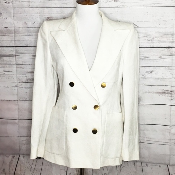 Dries Van Noten Jackets & Blazers - Dries Van Noten Cream fitted blazer.